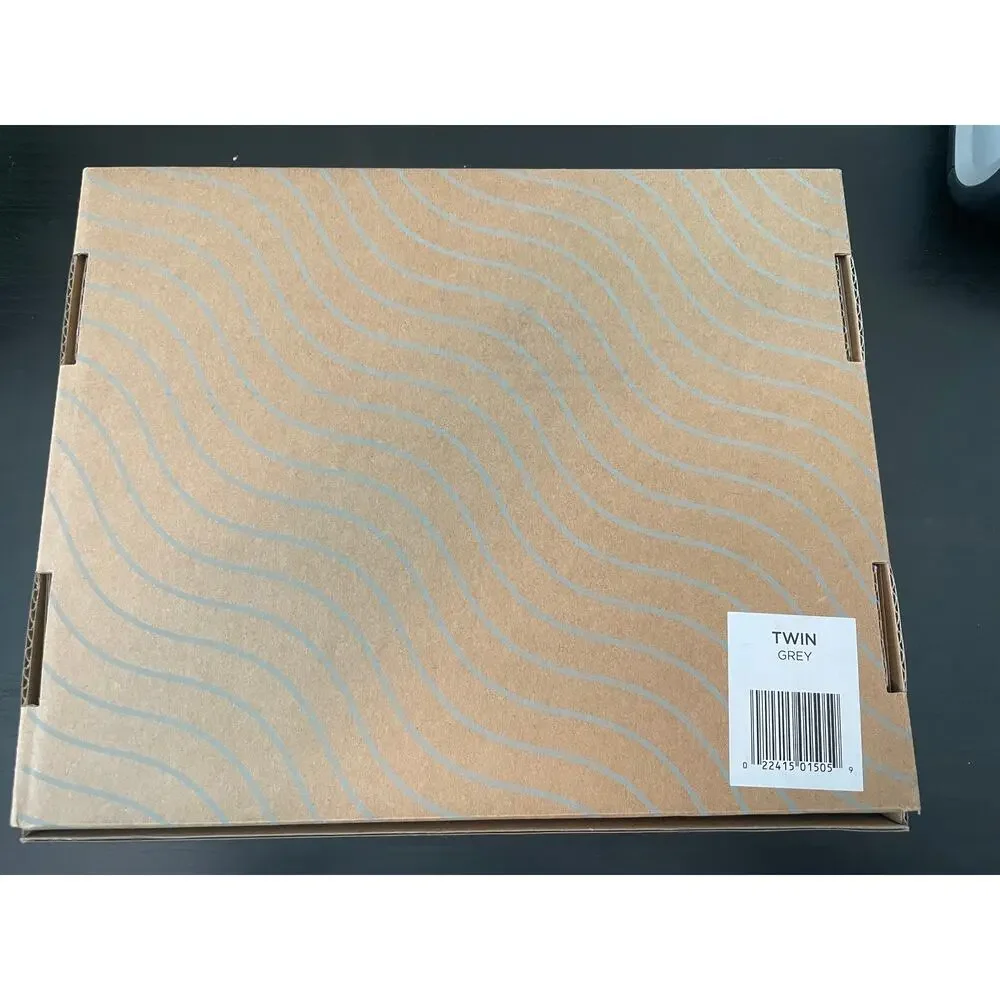 $150 Tempur-Pedic TEMPUR NWT-Rayon from Bamboo Jersey Sheet Set Twin Grey NIB